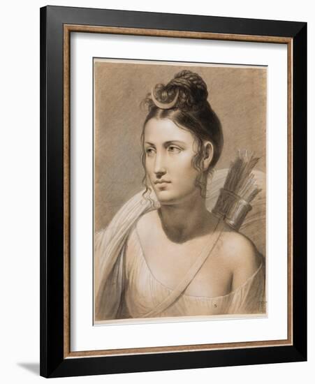 Diana, Second Half of the 18th C-Joseph-François Ducq-Framed Giclee Print