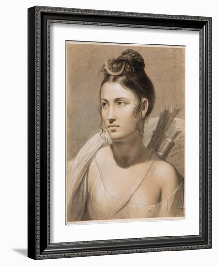 Diana, Second Half of the 18th C-Joseph-François Ducq-Framed Giclee Print