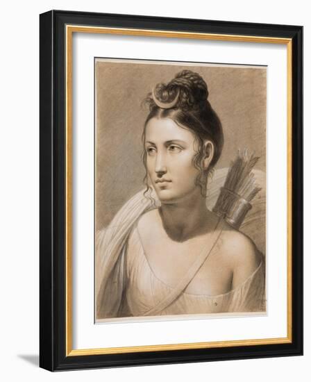 Diana, Second Half of the 18th C-Joseph-François Ducq-Framed Giclee Print