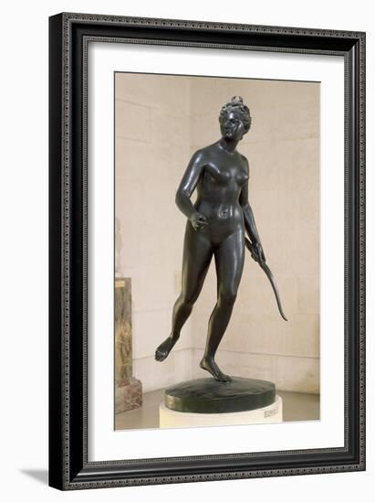 Diana the Huntress, 1790-Jean-Antoine Houdon-Framed Giclee Print