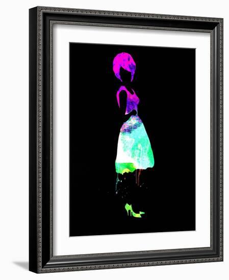 Diana Watercolor II-Lana Feldman-Framed Art Print