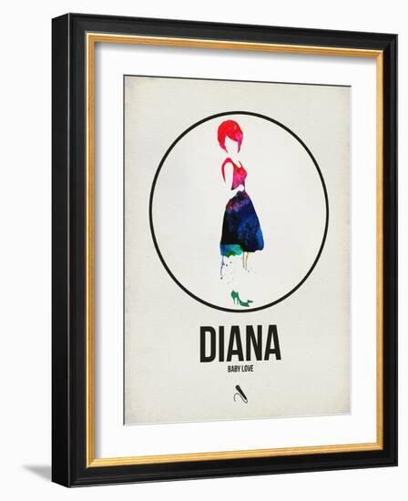 Diana Watercolor-David Brodsky-Framed Art Print