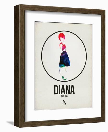 Diana Watercolor-David Brodsky-Framed Premium Giclee Print