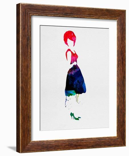 Diana Watercolor-Lora Feldman-Framed Art Print