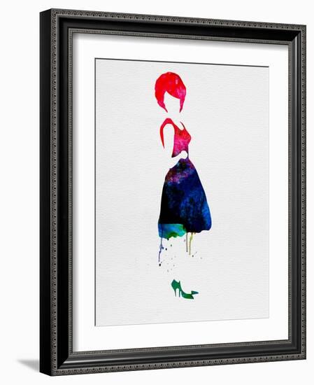 Diana Watercolor-Lora Feldman-Framed Art Print