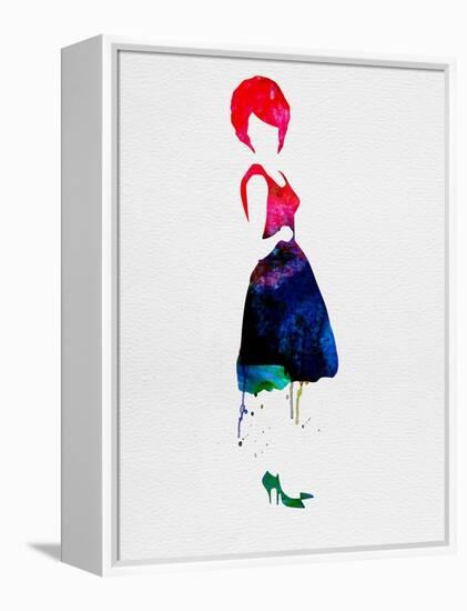 Diana Watercolor-Lora Feldman-Framed Stretched Canvas