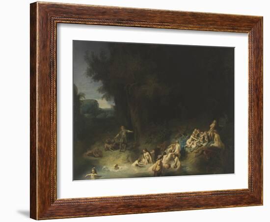 Diana with Actaeon and Callisto, 1634-Rembrandt van Rijn-Framed Giclee Print