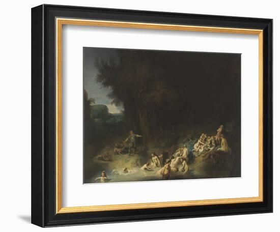 Diana with Actaeon and Callisto, 1634-Rembrandt van Rijn-Framed Giclee Print