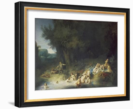 Diana with Actaeon and Callisto-Rembrandt van Rijn-Framed Giclee Print