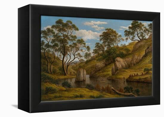 Diane Au Bain, Terre De Van Diemen (Tasmanie)  (The Bath of Diana - Van Diemen's Land) Peinture De-John Glover-Framed Premier Image Canvas