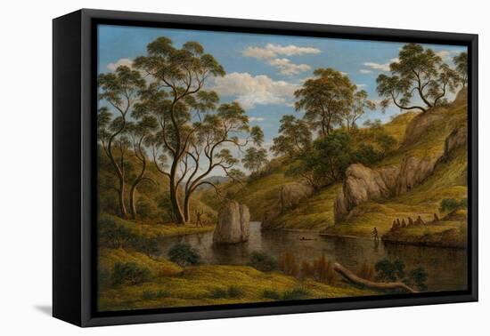 Diane Au Bain, Terre De Van Diemen (Tasmanie)  (The Bath of Diana - Van Diemen's Land) Peinture De-John Glover-Framed Premier Image Canvas