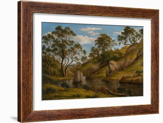 Diane Au Bain, Terre De Van Diemen (Tasmanie)  (The Bath of Diana - Van Diemen's Land) Peinture De-John Glover-Framed Giclee Print