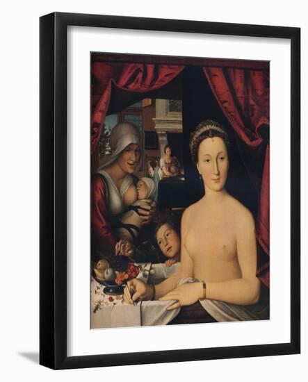 'Diane de Poitiers,' 1571-Francois Clouet-Framed Giclee Print