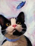 Cat and Butterfly-Diane Hoeptner-Art Print