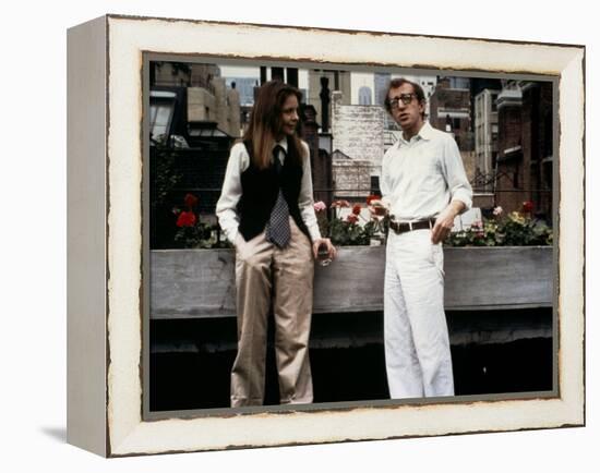 Diane Keaton and Woody Allen Annie Hall 1977 Directed by Woody Allen-null-Framed Stretched Canvas