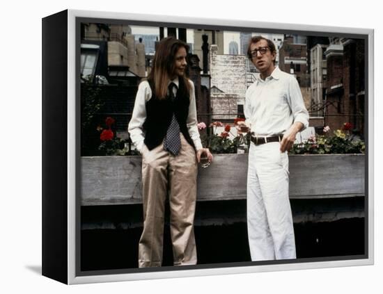 Diane Keaton and Woody Allen Annie Hall 1977 Directed by Woody Allen-null-Framed Stretched Canvas