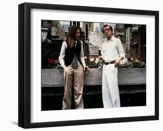 Diane Keaton and Woody Allen Annie Hall 1977 Directed by Woody Allen-null-Framed Photo