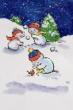 Little Snowmen Snowballing, 1996-Diane Matthes-Giclee Print