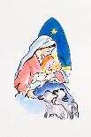 Madonna and Child with Lambs, 1996-Diane Matthes-Giclee Print