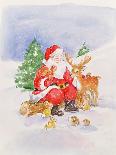 Christmas Robins-Diane Matthes-Giclee Print