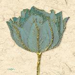 Muted Teal Tulip 1-Diane Stimson-Art Print