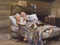 Elderly Woman Quilting-Dianne Dengel-Giclee Print