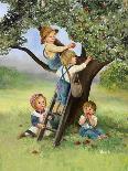 Kids Picking Apples-Dianne Dengel-Giclee Print