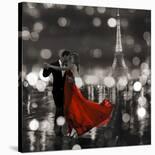 A Kiss in the Night-Dianne Loumer-Stretched Canvas