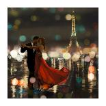 A Kiss in the Night (BW)-Dianne Loumer-Giclee Print