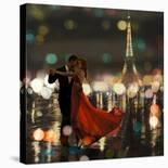 A Kiss in the Night-Dianne Loumer-Stretched Canvas