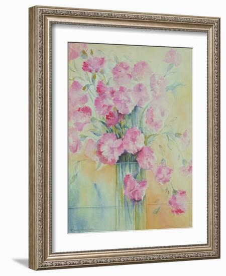 Dianthus Doris-Karen Armitage-Framed Giclee Print