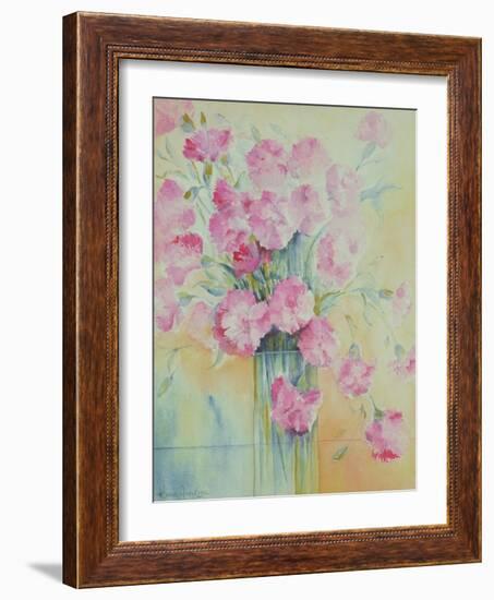 Dianthus Doris-Karen Armitage-Framed Giclee Print