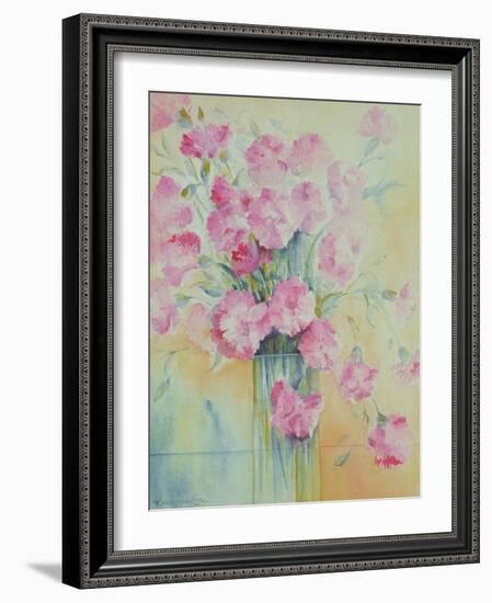 Dianthus Doris-Karen Armitage-Framed Giclee Print