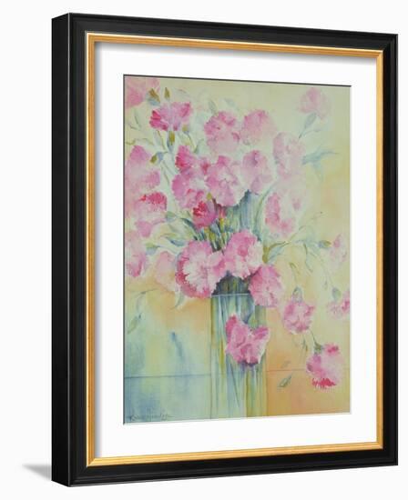 Dianthus Doris-Karen Armitage-Framed Giclee Print