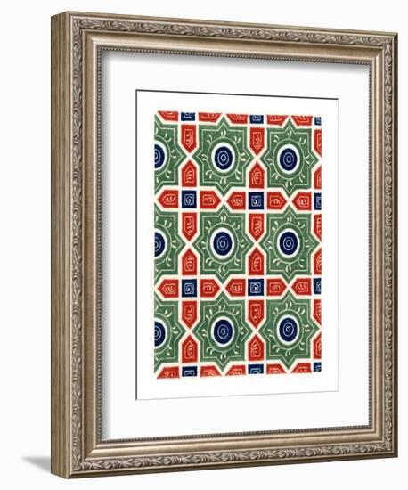 Diapered Ornament, 14th Century-Henry Shaw-Framed Giclee Print