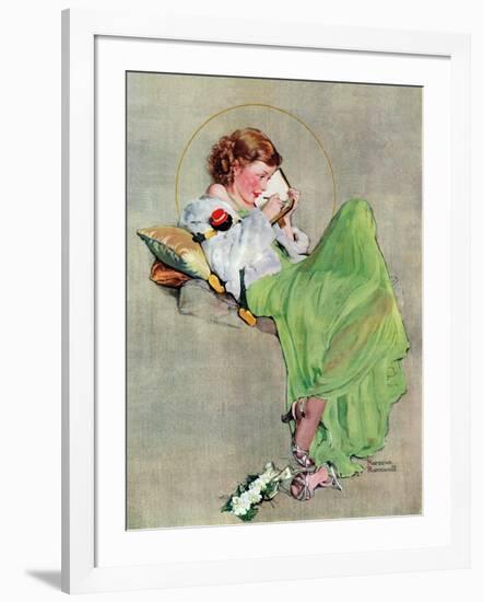 "Diary", June 17,1933-Norman Rockwell-Framed Giclee Print