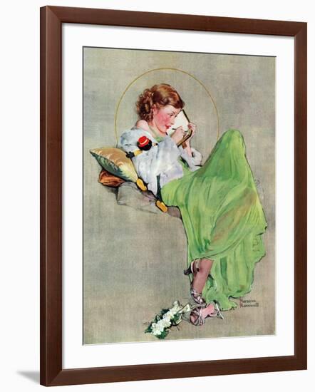 "Diary", June 17,1933-Norman Rockwell-Framed Giclee Print