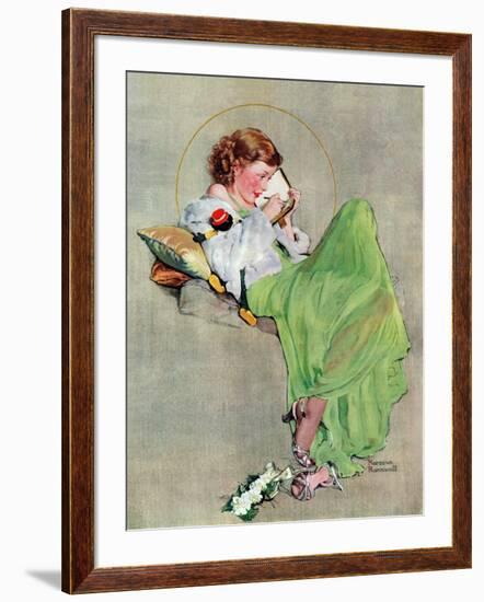 "Diary", June 17,1933-Norman Rockwell-Framed Giclee Print