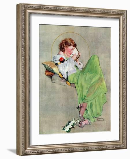 "Diary", June 17,1933-Norman Rockwell-Framed Giclee Print