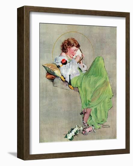 "Diary", June 17,1933-Norman Rockwell-Framed Giclee Print