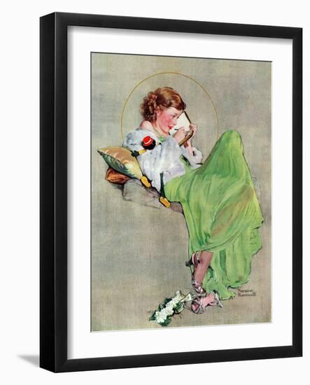 "Diary", June 17,1933-Norman Rockwell-Framed Giclee Print