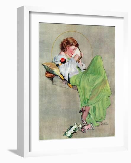 "Diary", June 17,1933-Norman Rockwell-Framed Giclee Print