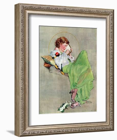 "Diary", June 17,1933-Norman Rockwell-Framed Giclee Print