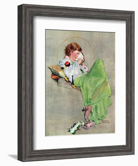 "Diary", June 17,1933-Norman Rockwell-Framed Giclee Print