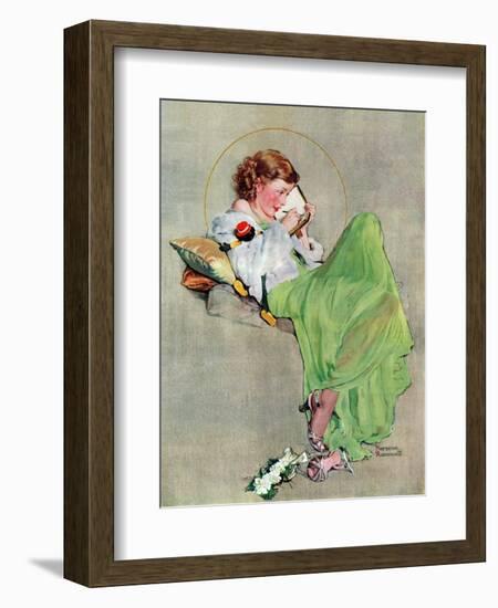 "Diary", June 17,1933-Norman Rockwell-Framed Giclee Print