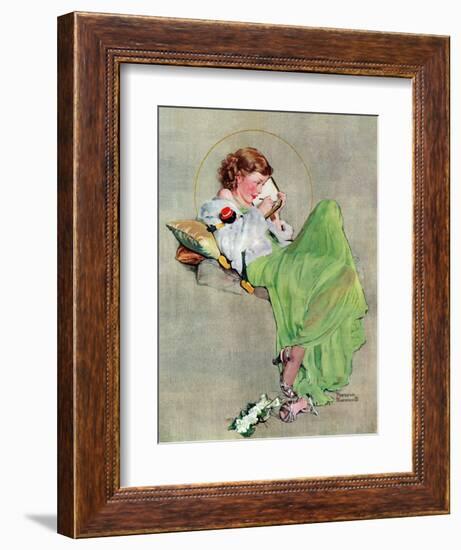 "Diary", June 17,1933-Norman Rockwell-Framed Giclee Print