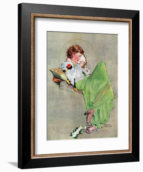 "Diary", June 17,1933-Norman Rockwell-Framed Giclee Print