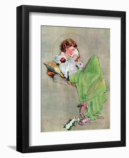 "Diary", June 17,1933-Norman Rockwell-Framed Giclee Print