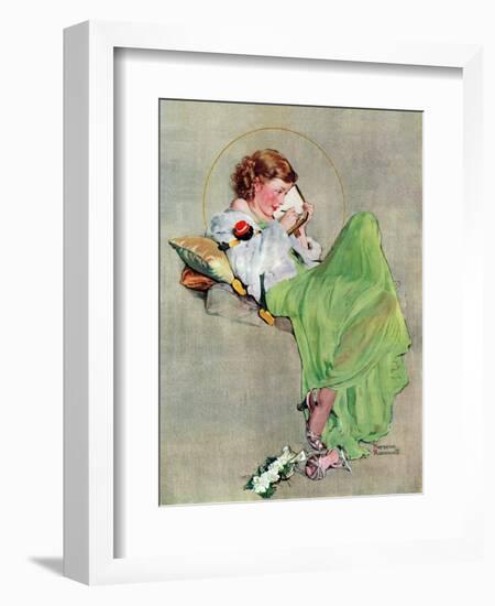 "Diary", June 17,1933-Norman Rockwell-Framed Giclee Print