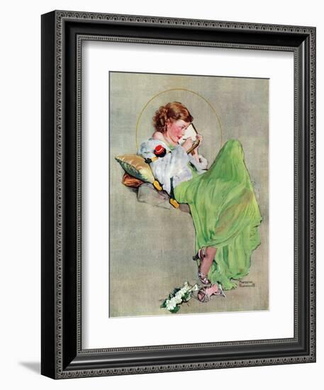 "Diary", June 17,1933-Norman Rockwell-Framed Giclee Print